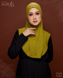 TUDUNG SAUK BELLEBOO (DARK LIME)