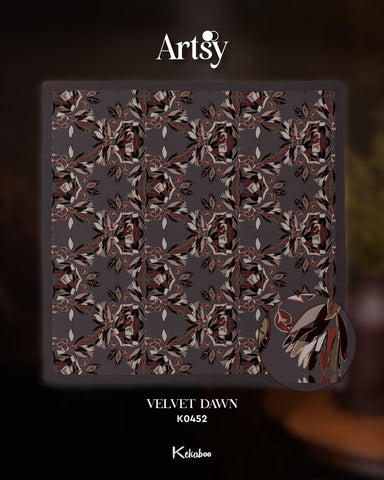 KEKABOO ARTSY VELVET DAWN (K0452) - TUDUNG KEKABOO - LIMITED AND EXCLUSIVE