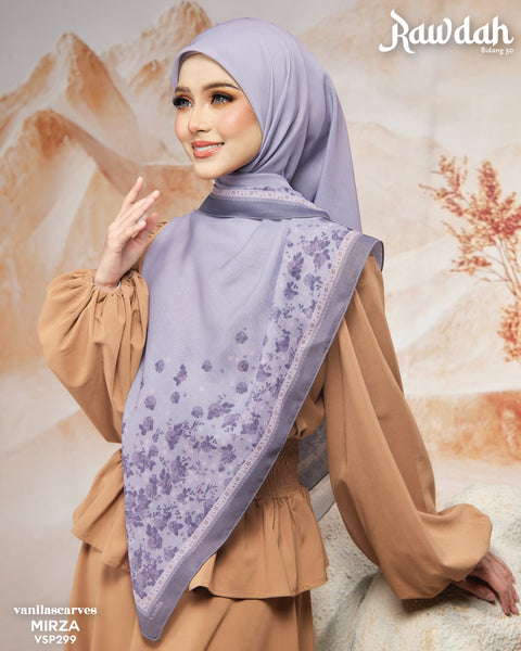 VANILA SCARVES RAWDAH MIRZA (VSP299) - TUDUNG KEKABOO - LIMITED AND EXCLUSIVE
