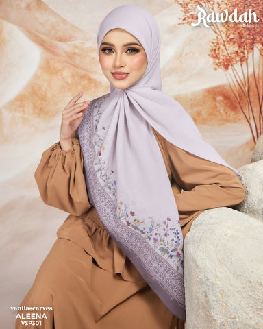 VANILA SCARVES RAWDAH ALEENA (VSP301) - TUDUNG KEKABOO - LIMITED AND EXCLUSIVE