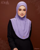 TUDUNG SAUK BELLEBOO (MAUVE)