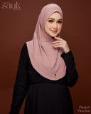 TUDUNG SAUK BELLEBOO (PASTEL MOCHA)
