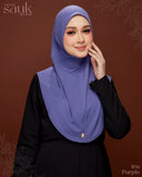 TUDUNG SAUK BELLEBOO (IRIS PURPLE)