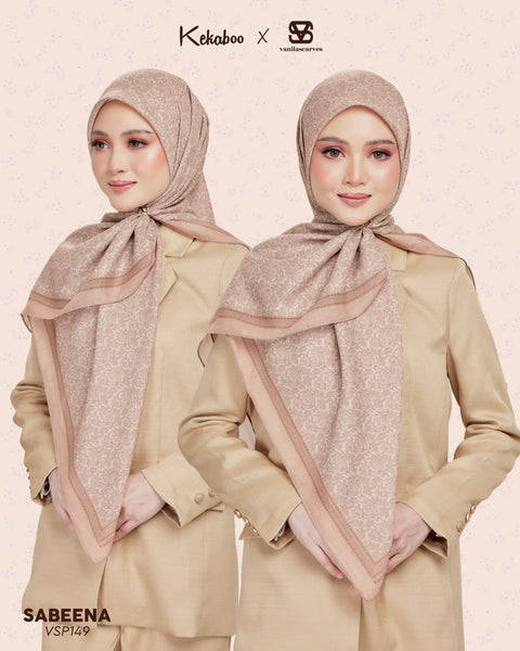 VANILA SCARVES PREMIUM PRINTED SABEENA (VSP149) - TUDUNG KEKABOO - LIMITED AND EXCLUSIVE