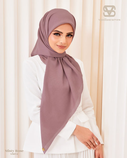 VANILA SCARVES PLAIN MISTY ROSE (VS012)