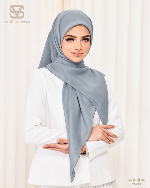 VANILA SCARVES PLAIN ASH BLUE (VS044)
