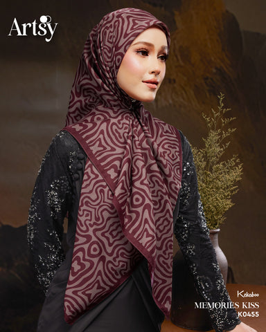 KEKABOO ARTSY MEMORIES KISS (K0455) - TUDUNG KEKABOO - LIMITED AND EXCLUSIVE
