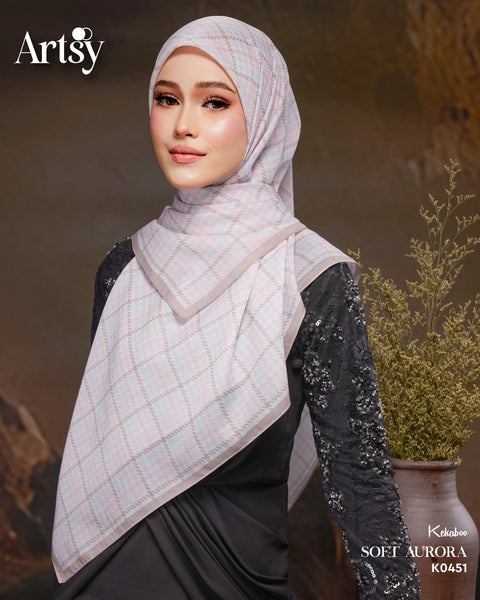 KEKABOO ARTSY SOFT AURORA (K0451) - TUDUNG KEKABOO - LIMITED AND EXCLUSIVE