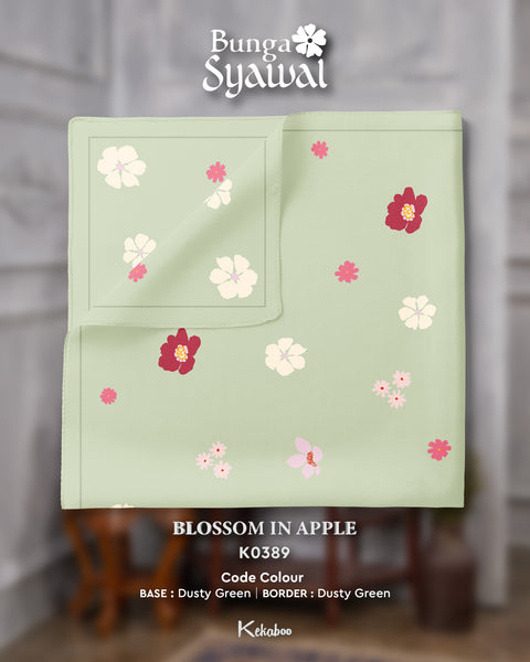 KEKABOO BUNGA SYAWAL BLOSSOM IN APPLE (K0389) - TUDUNG KEKABOO - LIMITED AND EXCLUSIVE