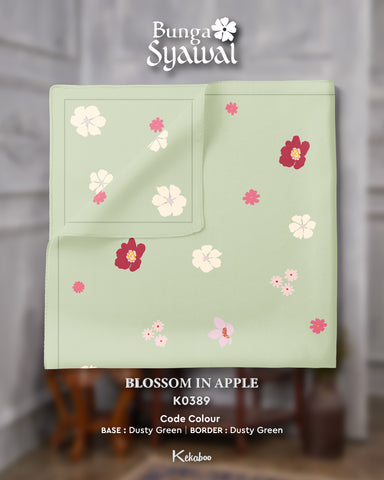 KEKABOO BUNGA SYAWAL BLOSSOM IN APPLE (K0389) - TUDUNG KEKABOO - LIMITED AND EXCLUSIVE