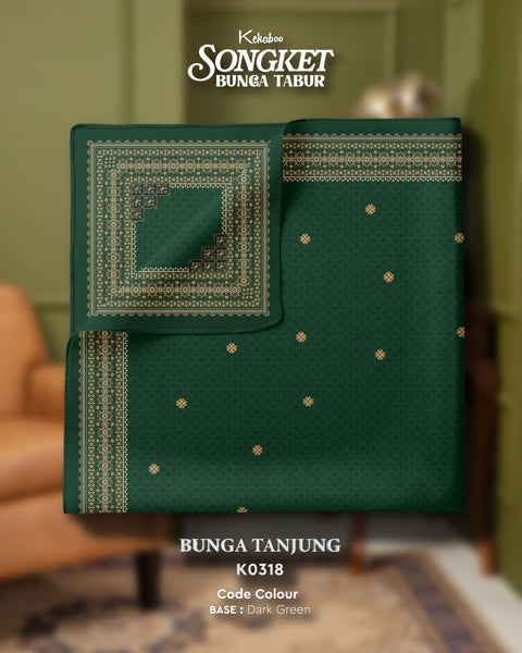 KEKABOO SONGKET BUNGA TABUR BUNGA TANJUNG (K0318)