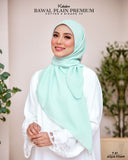 BAWAL PLAIN PREMIUM COTTON BIDANG 45 AQUA FOAM (T61)