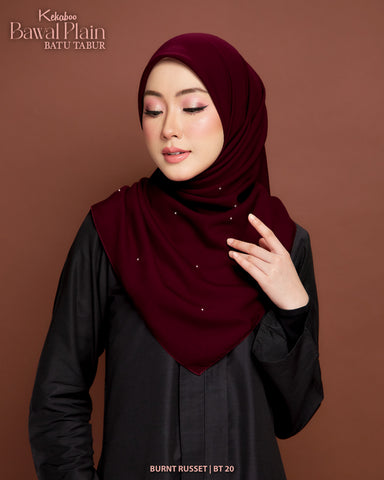 BAWAL PLAIN BATU TABUR (BT20 BURNT RUSSET)
