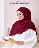 KEKABOO BAWAL PLAIN PREMIUM COTTON TIBETAN RED (T48)