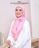KEKABOO BAWAL PLAIN PREMIUM COTTON WILD ROSE (T51)