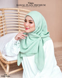 KEKABOO BAWAL PLAIN PREMIUM COTTON FROSTY GREEN (T55)