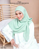 KEKABOO BAWAL PLAIN PREMIUM COTTON FROSTY GREEN (T55)