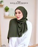 KEKABOO BAWAL PLAIN PREMIUM COTTON GRAPE LEAF (T58)