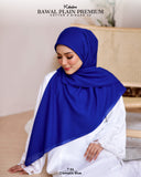 KEKABOO BAWAL PLAIN PREMIUM COTTON CLEMATIS BLUE (T64)