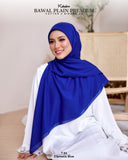 KEKABOO BAWAL PLAIN PREMIUM COTTON CLEMATIS BLUE (T64)