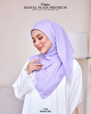 KEKABOO BAWAL PLAIN PREMIUM COTTON PASTEL LILAC (T65)