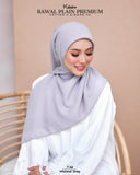 KEKABOO BAWAL PLAIN PREMIUM COTTON MINIMAL GRAY (T66)