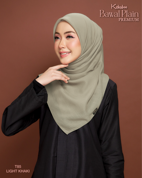 BAWAL PLAIN COTTON PREMIUM (T85 LIGHT KHAKI)