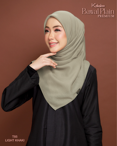 BAWAL PLAIN COTTON PREMIUM (T85 LIGHT KHAKI)
