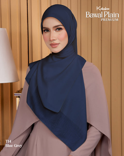 BAWAL PLAIN COTTON PREMIUM (T14 BLUE GREY)
