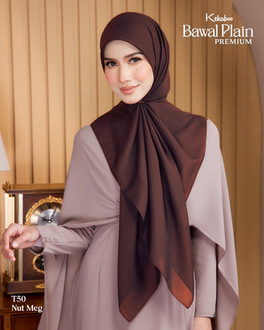 BAWAL PLAIN COTTON PREMIUM (T50 NUT MEG)