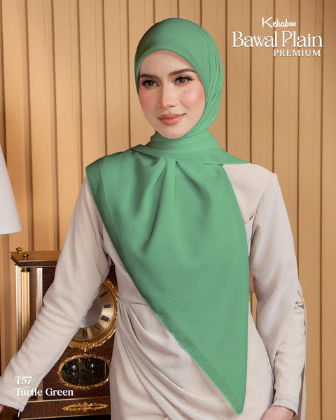 BAWAL PLAIN COTTON PREMIUM (T57 TURTLE GREEN)