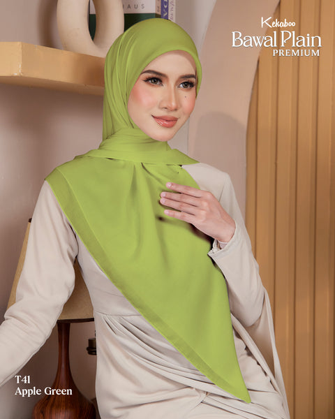 BAWAL PLAIN COTTON PREMIUM (T41 APPLE GREEN)