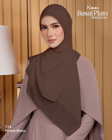 BAWAL PLAIN COTTON PREMIUM (T34 FRENCH BISTRE)