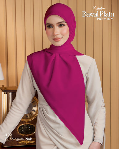 BAWAL PLAIN COTTON PREMIUM (T22 BUBBLEGUM PINK)
