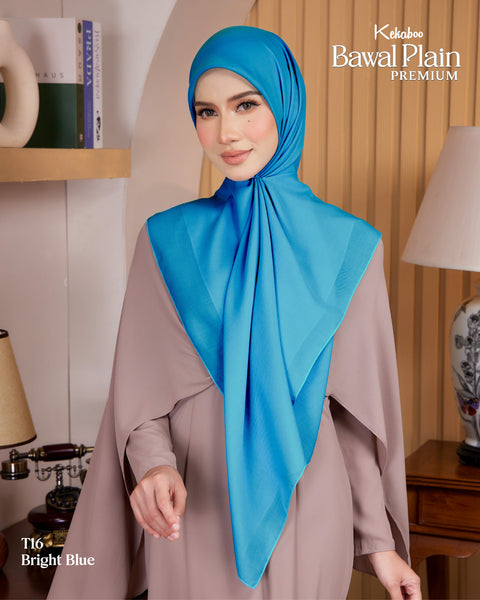 BAWAL PLAIN COTTON PREMIUM (T16 BRIGHT BLUE)