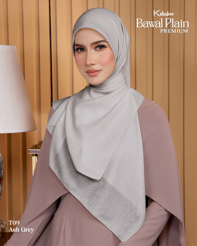 BAWAL PLAIN COTTON PREMIUM (T09 ASH GREY)