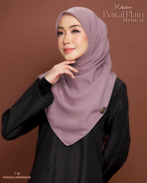 BAWAL PLAIN COTTON PREMIUM (T18 MOCHA MERINGUE)