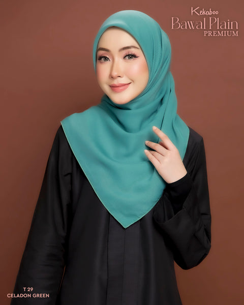 BAWAL PLAIN COTTON PREMIUM (T29 CELADON GREEN)