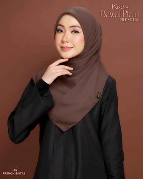 BAWAL PLAIN COTTON PREMIUM (T34 FRENCH BISTRE)