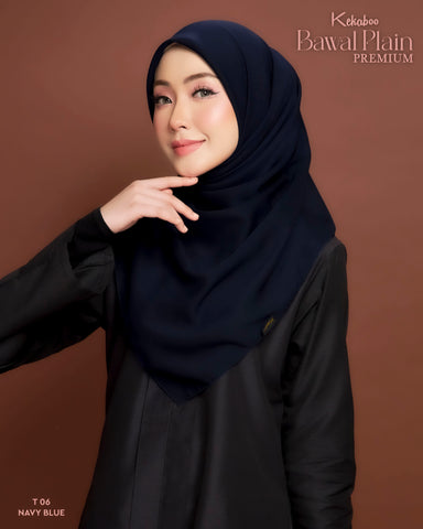 BAWAL PLAIN COTTON PREMIUM (T06 NAVY BLUE)