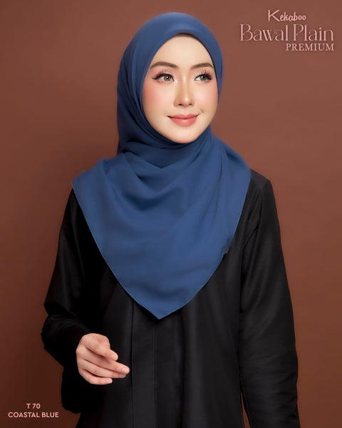 BAWAL PLAIN COTTON PREMIUM (T70 COASTAL BLUE)