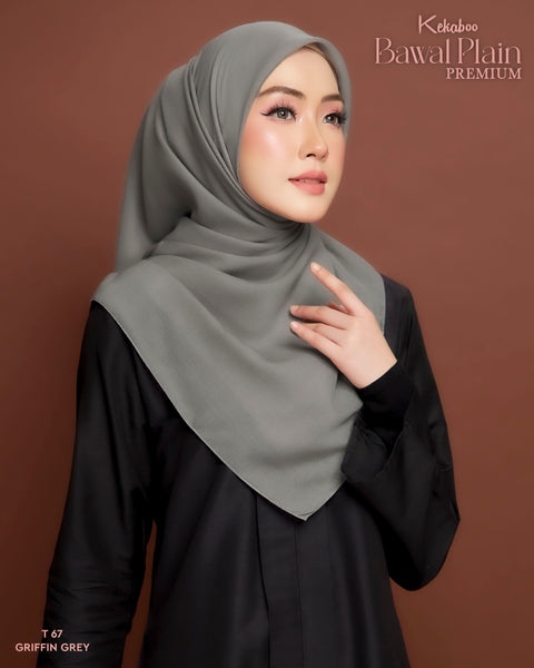 BAWAL PLAIN COTTON PREMIUM (T67 GRIFFIN GREY)