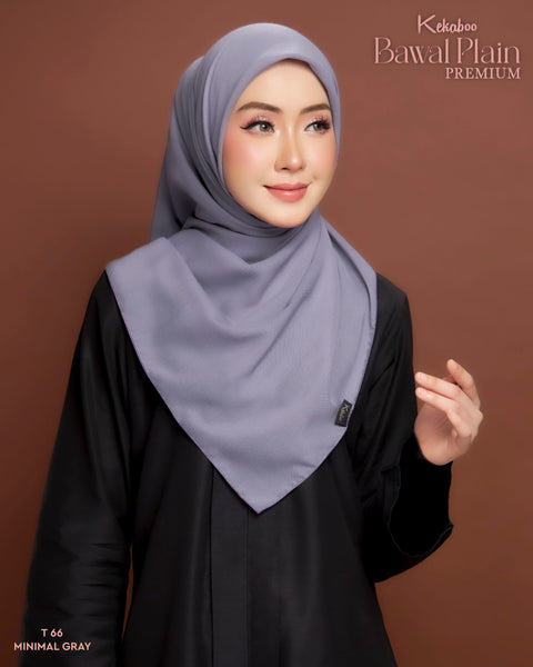 BAWAL PLAIN COTTON PREMIUM (T66 MINIMAL GRAY)
