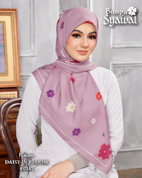 KEKABOO BUNGA SYAWAL DAISY IN BLOOM (K0381) - TUDUNG KEKABOO - LIMITED AND EXCLUSIVE