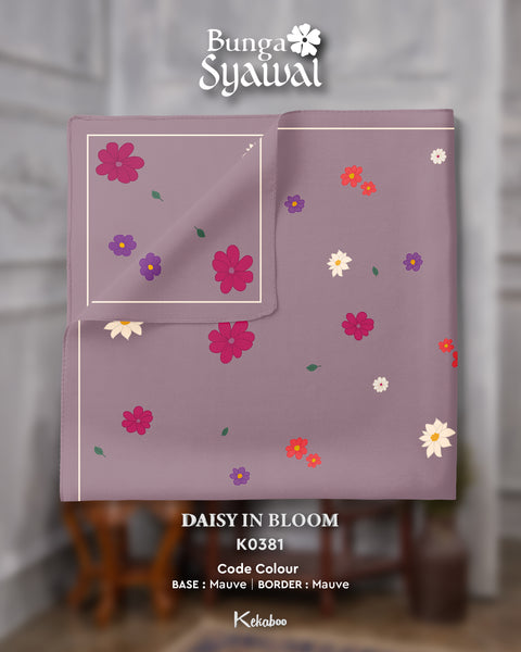 KEKABOO BUNGA SYAWAL DAISY IN BLOOM (K0381) - TUDUNG KEKABOO - LIMITED AND EXCLUSIVE
