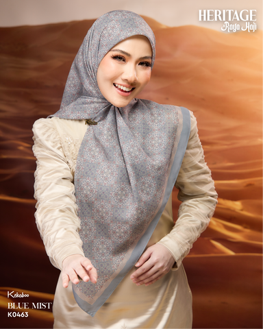KEKABOO HERITAGE BLUE MIST (K0463) - TUDUNG KEKABOO - LIMITED AND EXCLUSIVE