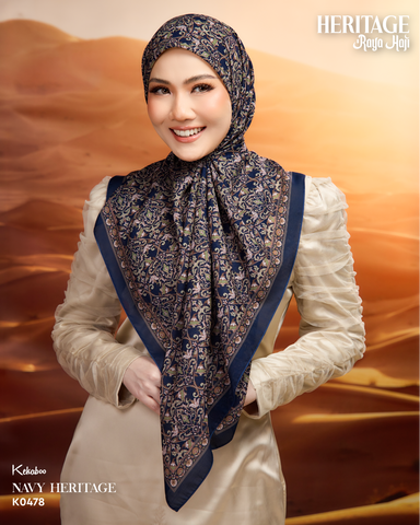KEKABOO HERITAGE NAVY HERITAGE (K0478) - TUDUNG KEKABOO - LIMITED AND EXCLUSIVE