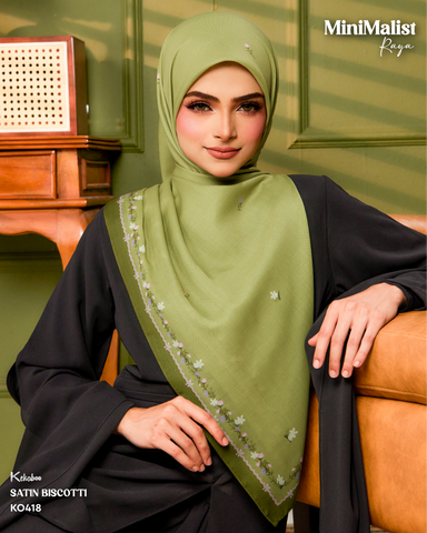 KEKABOO MINIMALIST RAYA SATIN BISCOTTI (K0418)