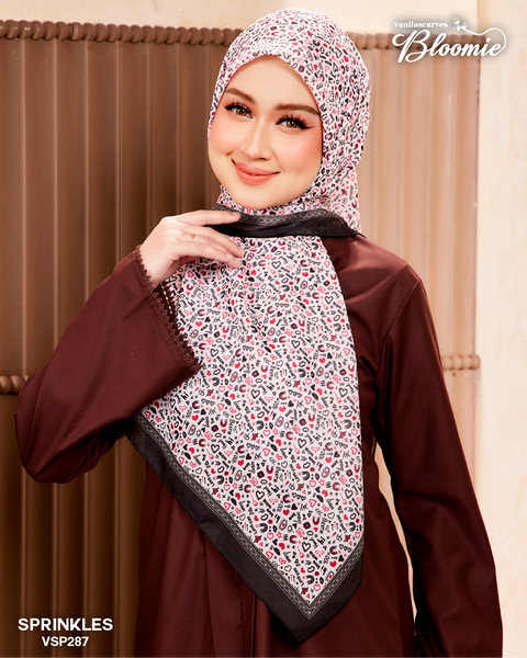 VANILA SCARVES BLOOMIE SPRINKLES (VSP287) - TUDUNG KEKABOO - LIMITED AND EXCLUSIVE