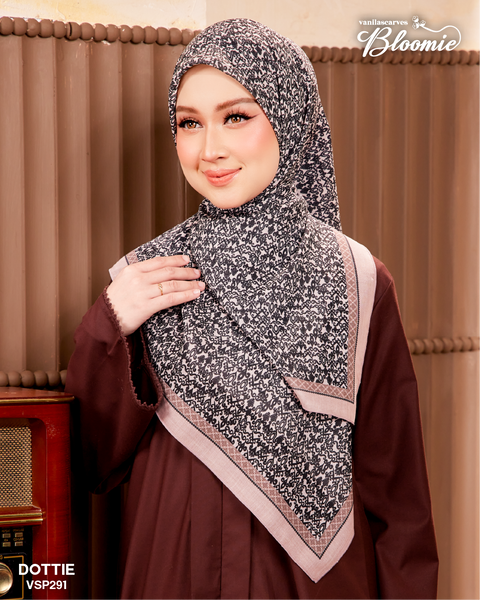 VANILA SCARVES BLOOMIE DOTTIE (VSP291) - TUDUNG KEKABOO - LIMITED AND EXCLUSIVE